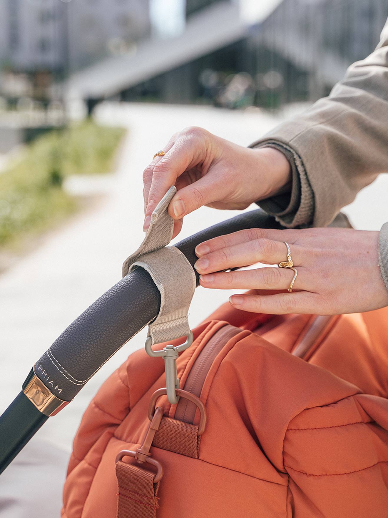 Thumbnail - Gesteppte Wickeltasche DONE BY DEER aus Recycling-Polyester