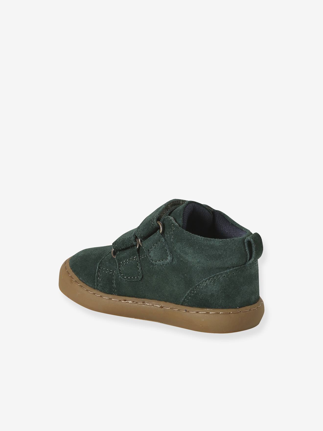 Thumbnail - Baby Mid-Sneakers aus Leder mit Klett
