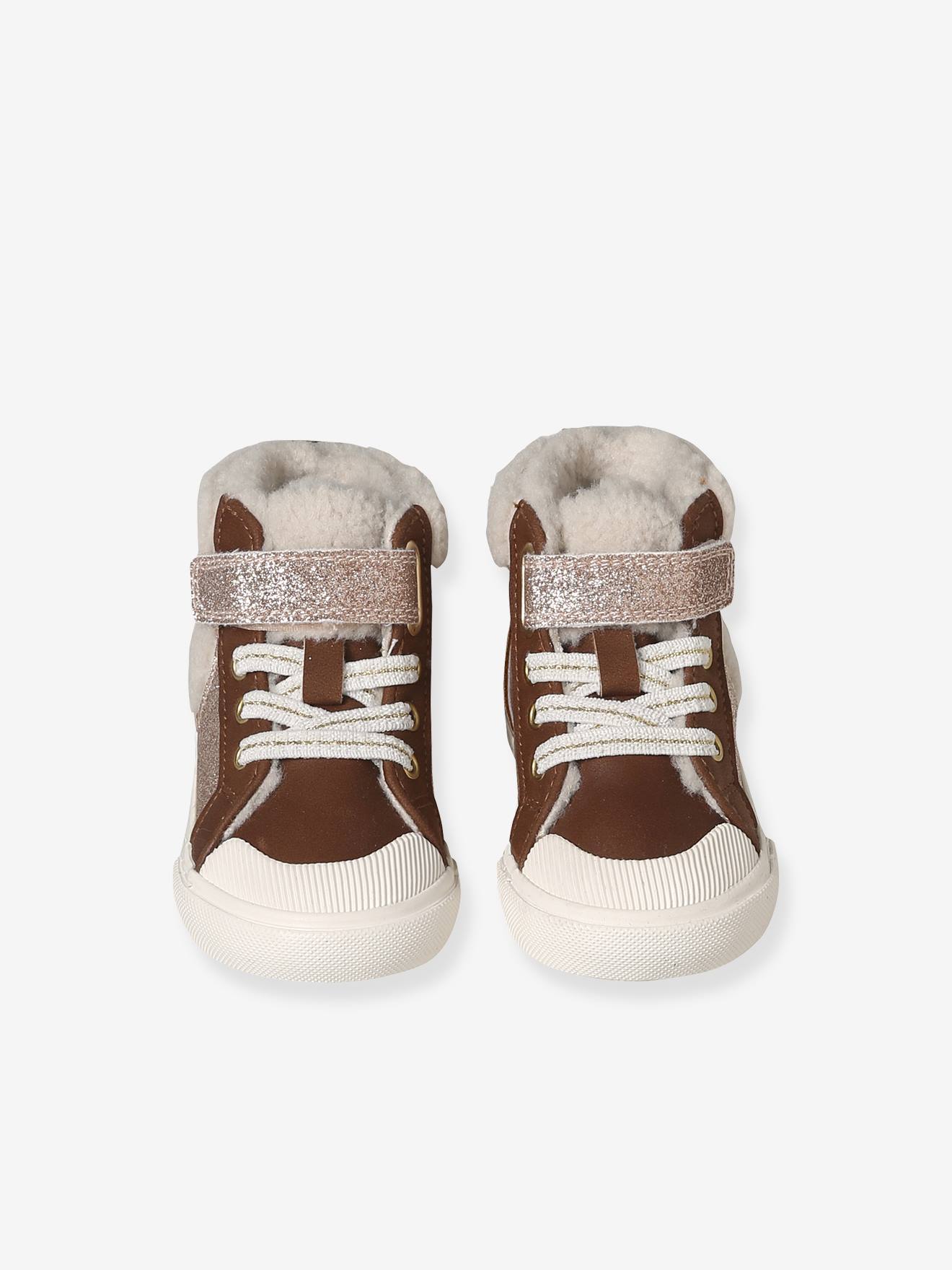 Thumbnail - Gefütterte Sneakers für Mädchen mit Glitzerdetails