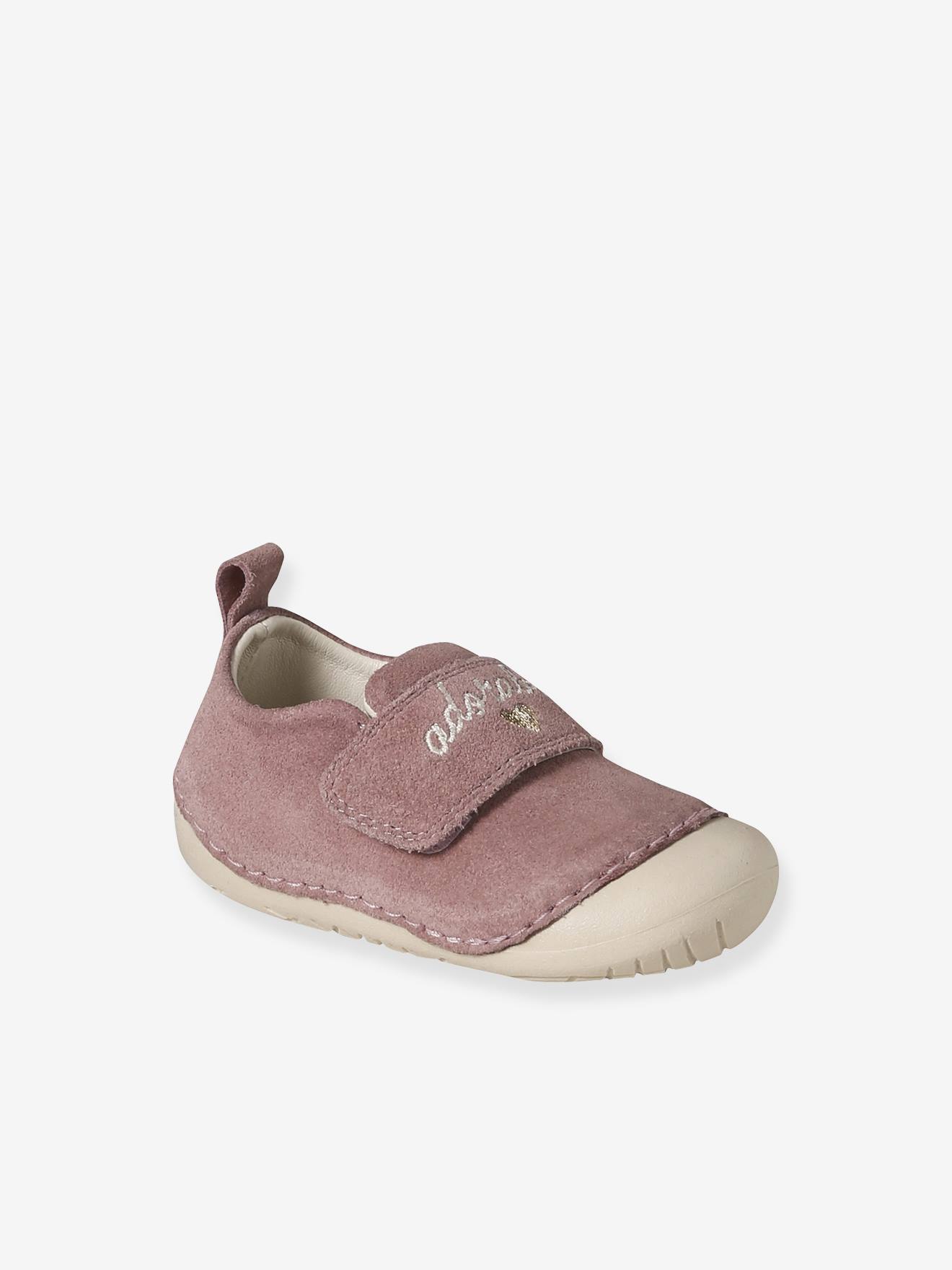 Weiche Baby Klett-Hausschuhe
