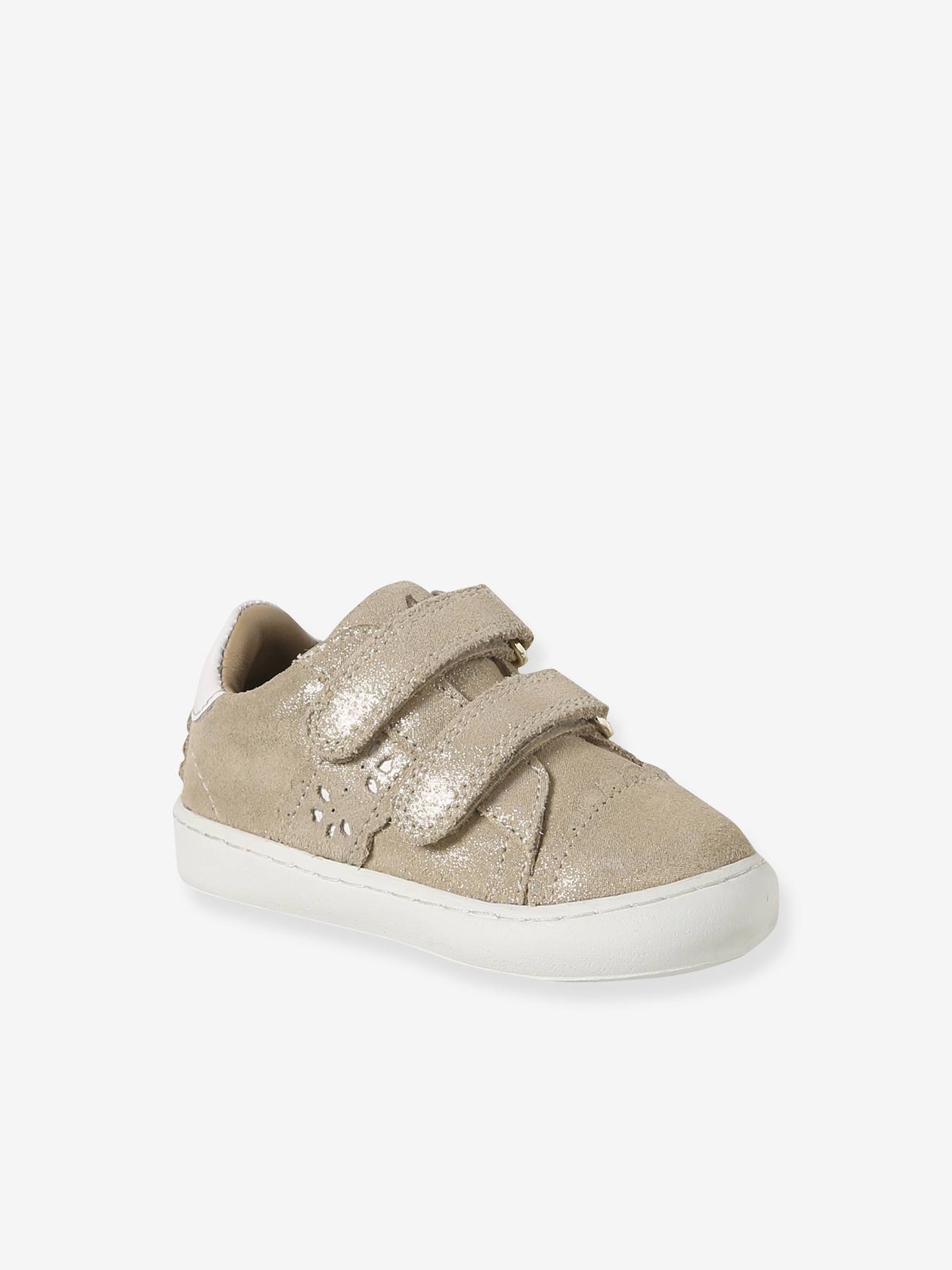 Baby Klett-Sneakers aus Leder