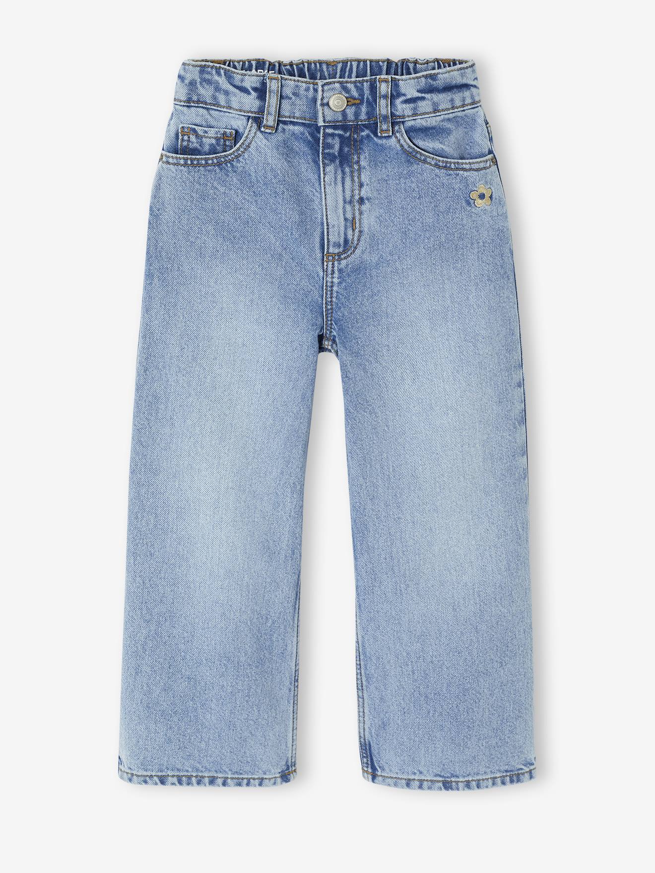 Thumbnail - Weite Mädchen Jeans mit Dehnbund