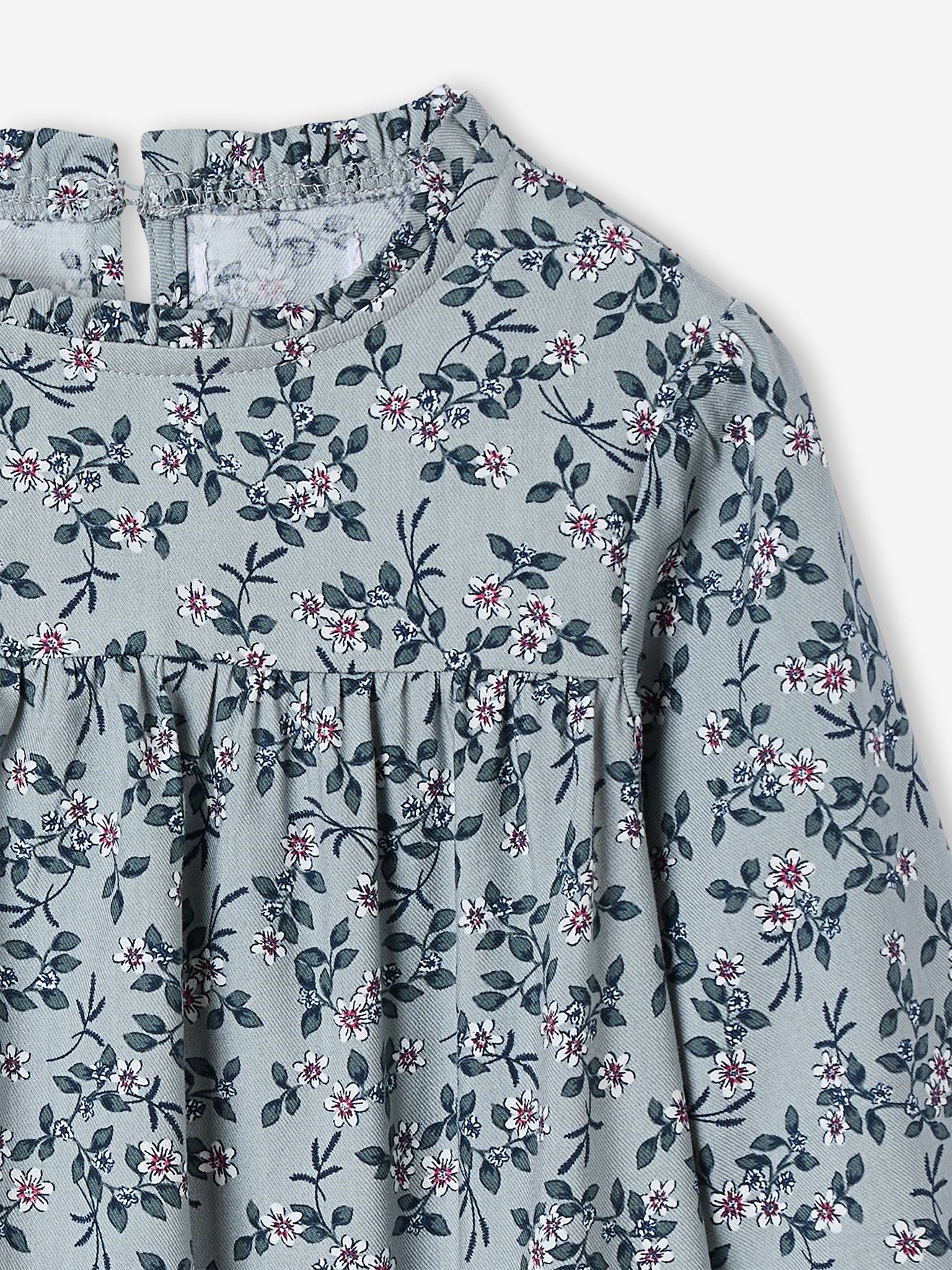 Thumbnail - Mädchen Bluse mit Blumenprint