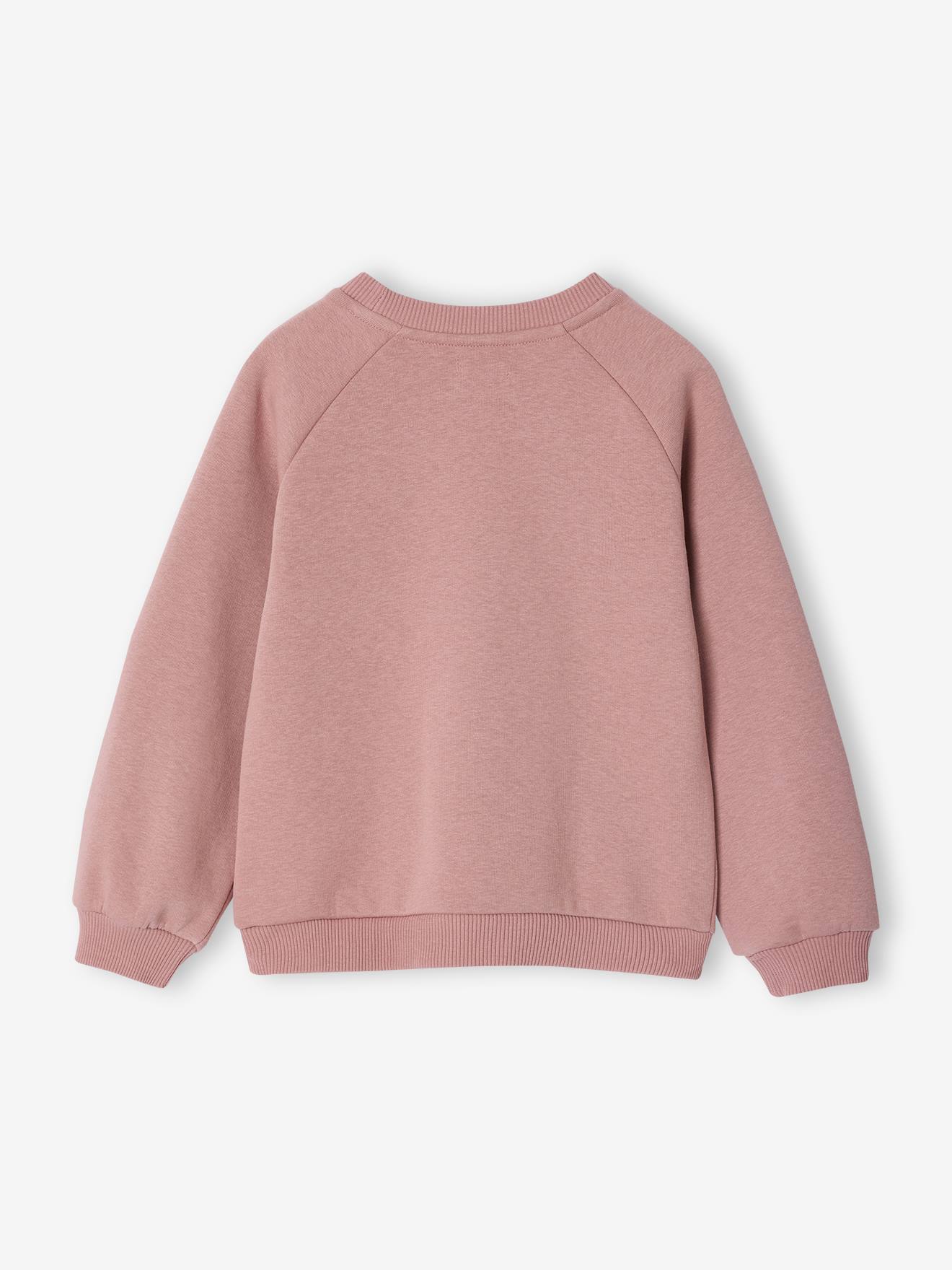 Thumbnail - Sweatshirt mit Schleifen-Applikationen für Mädchen blush