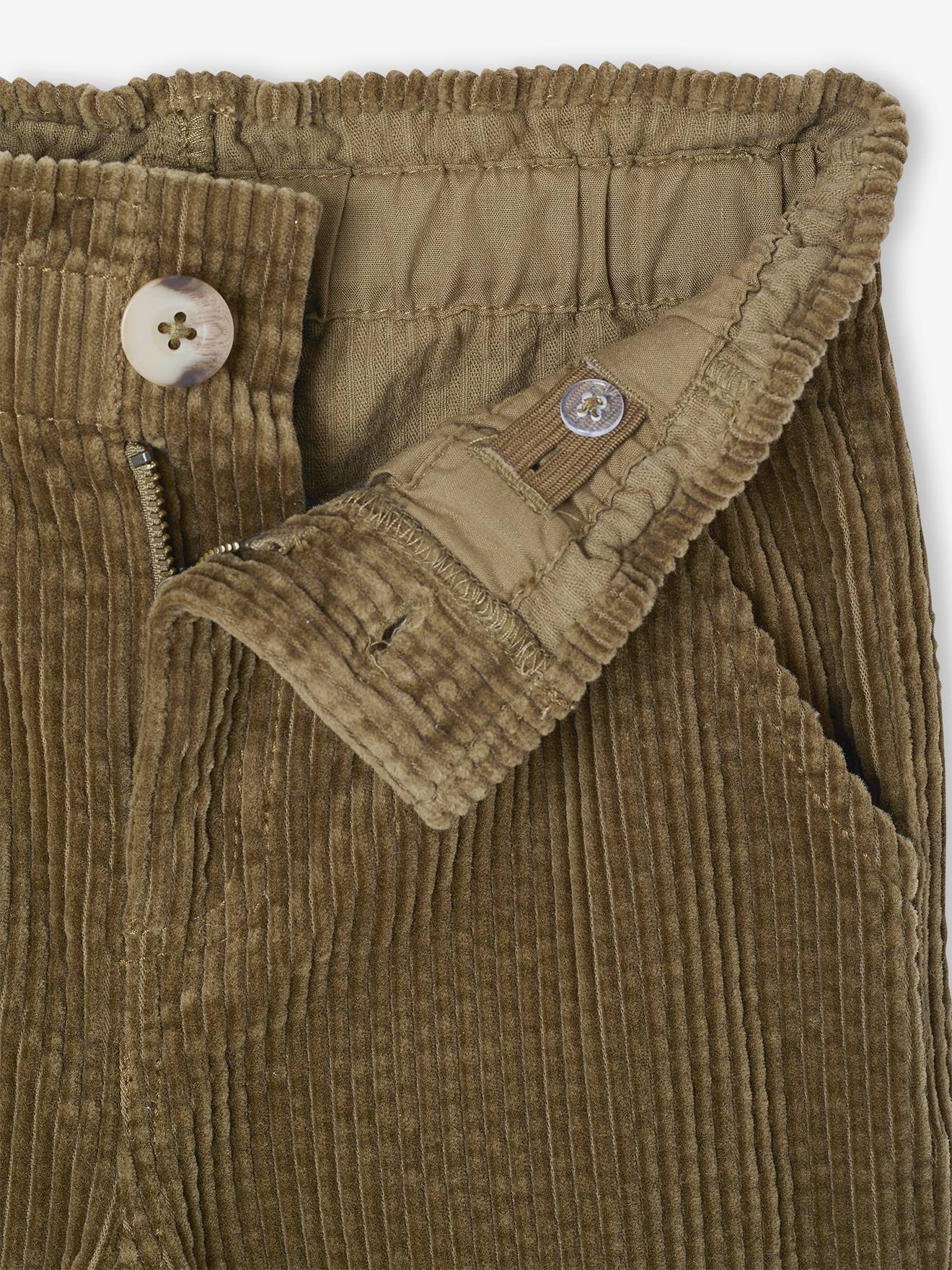 Thumbnail - Weite Mädchen Cordhose mit Paperbag-Bund