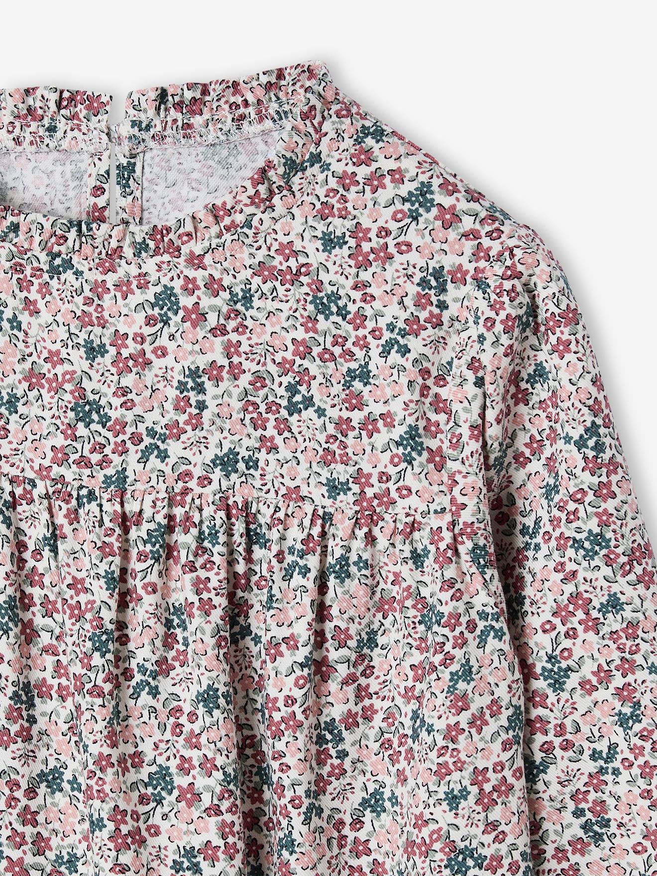 Thumbnail - Mädchen Bluse mit Blumenprint