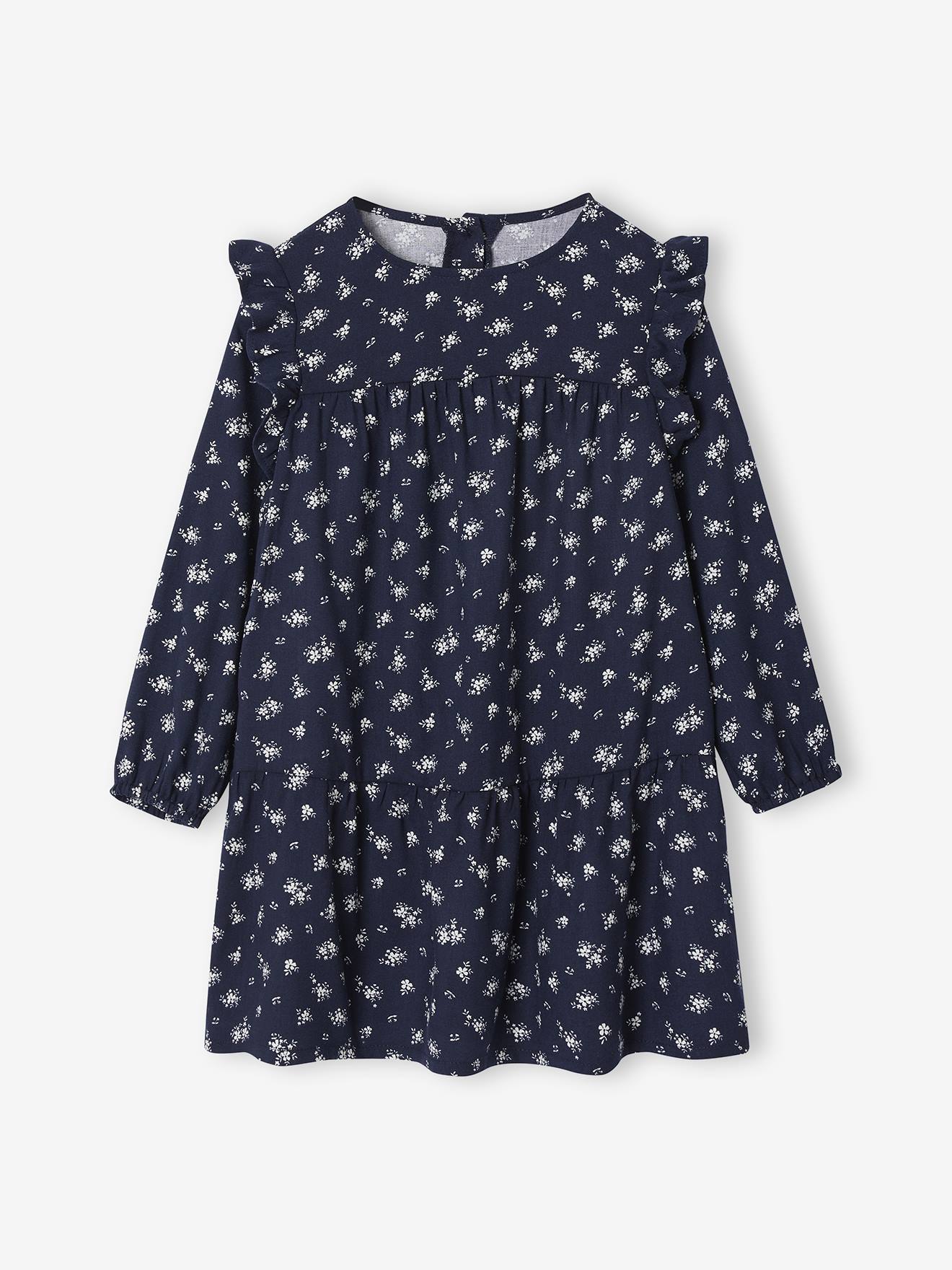 Mädchen Boho-Kleid mit Rüschen