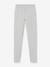 2er-Pack Leggings für Mädchen BASIC Oeko-Tex - koralle+weiß+pack anthrazit/nachtblau+schwarz+grau meliert - 14