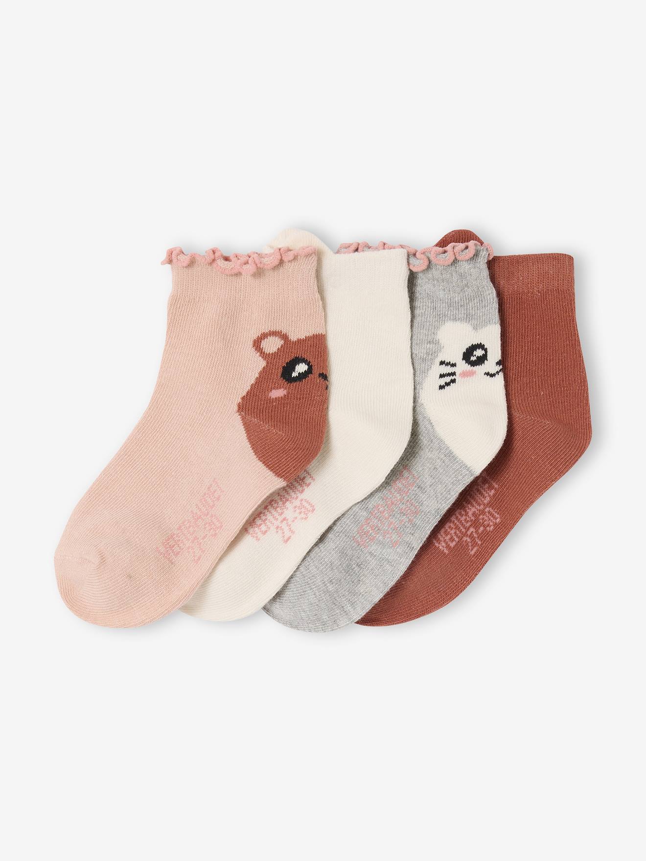 4er-Pack Socken mit Tiermotiv