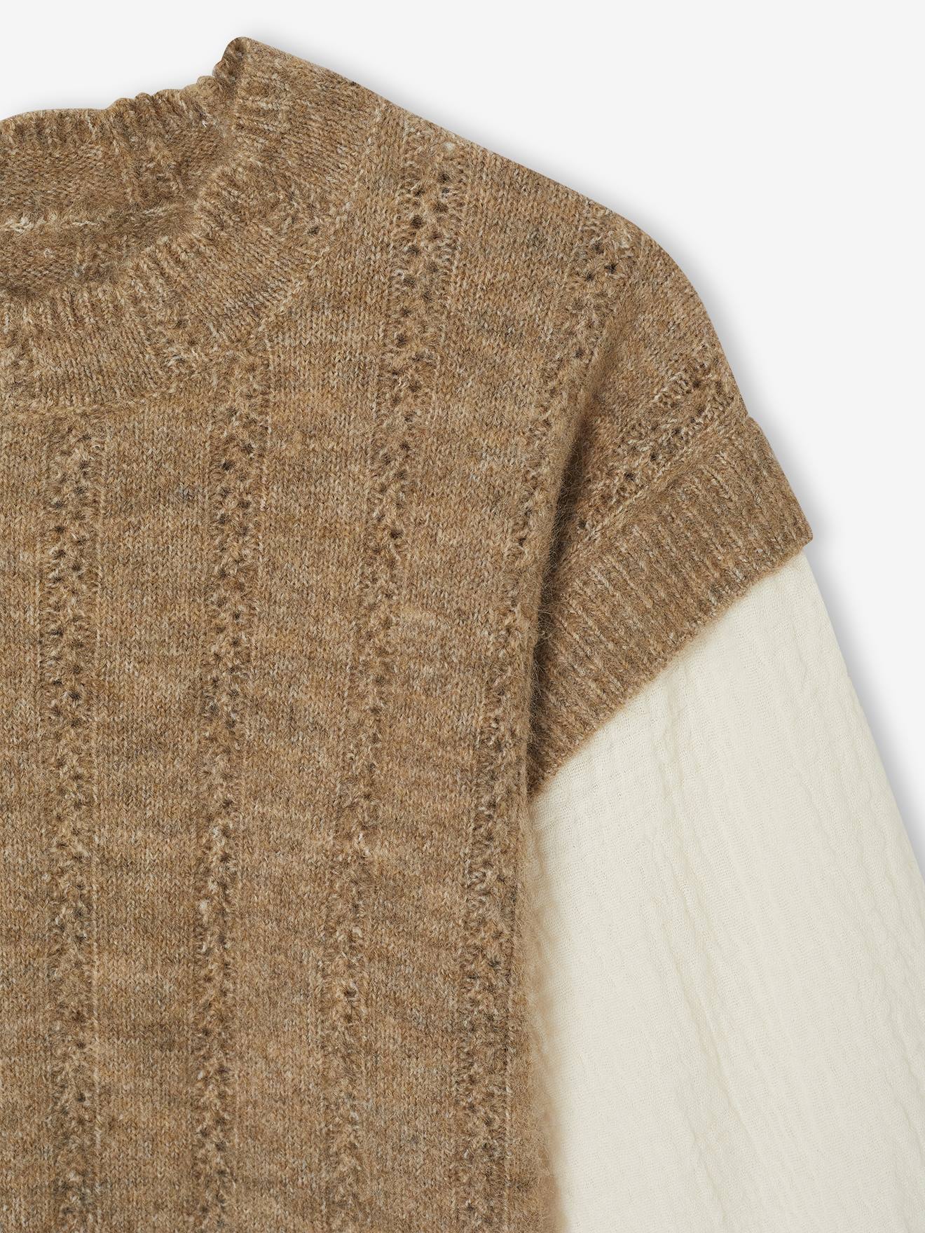 Thumbnail - Mädchen 2-in-1-Pullover