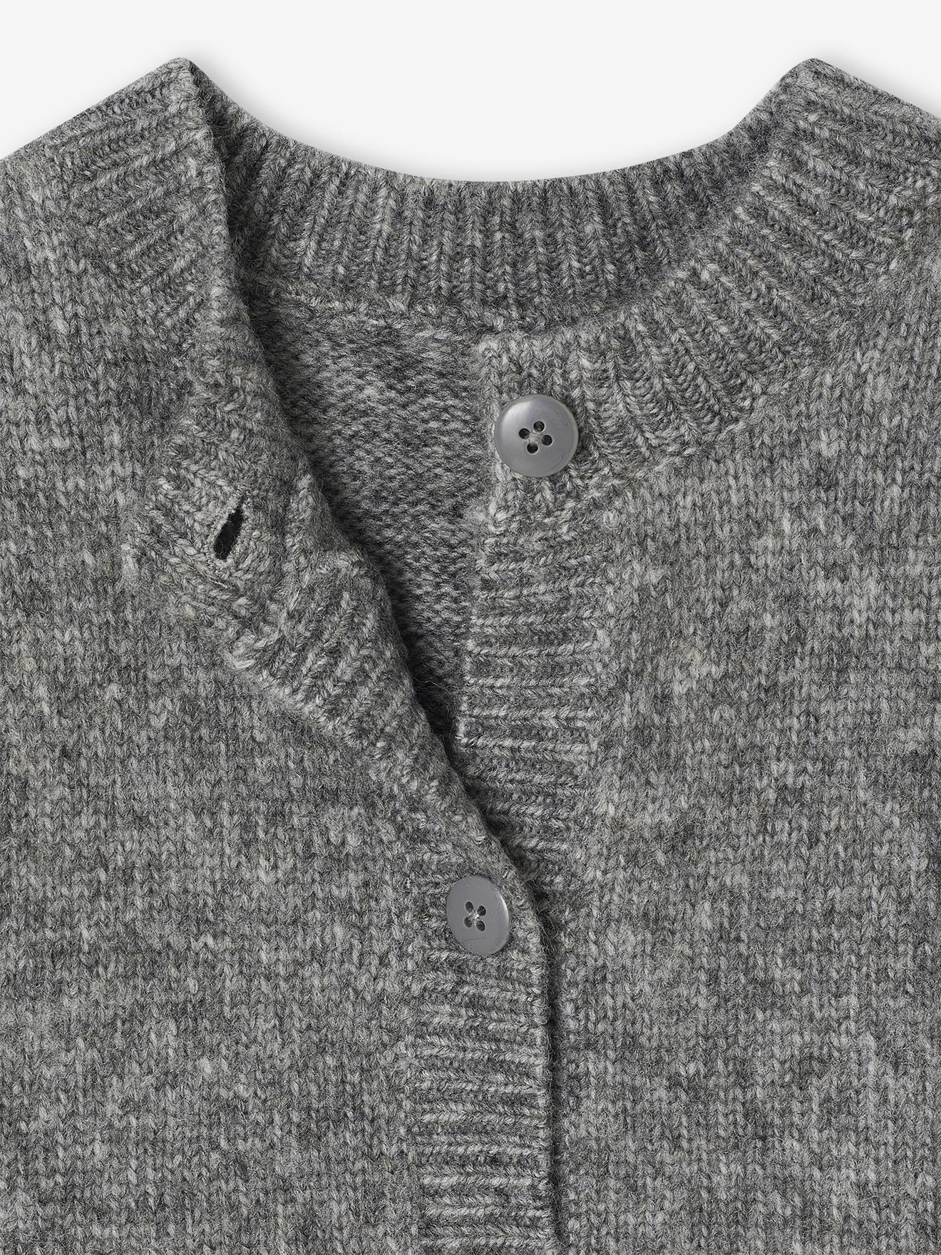 Thumbnail - Flauschige Mädchen Strickjacke