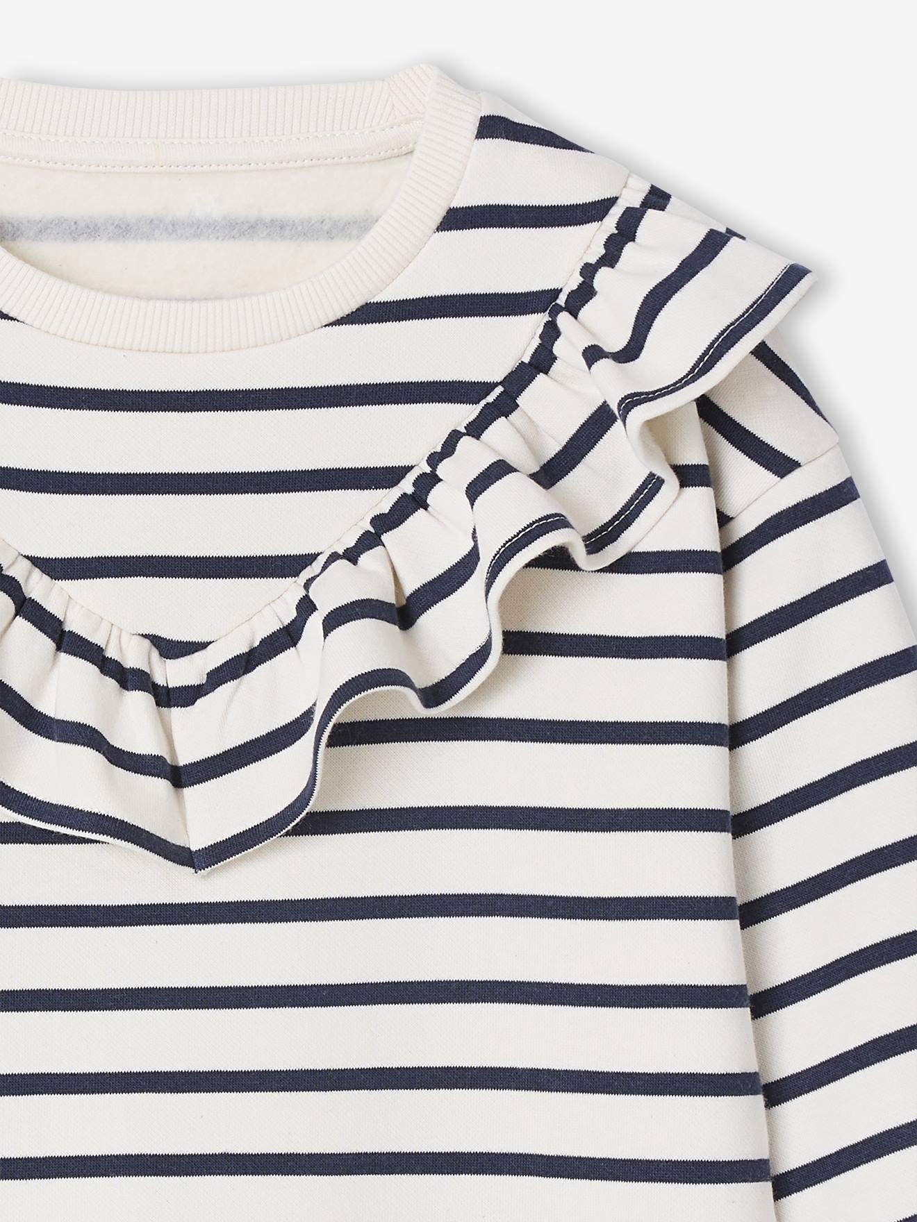 Thumbnail - Mädchen Kleid aus weicher Sweatware mit Recycling-Polyester