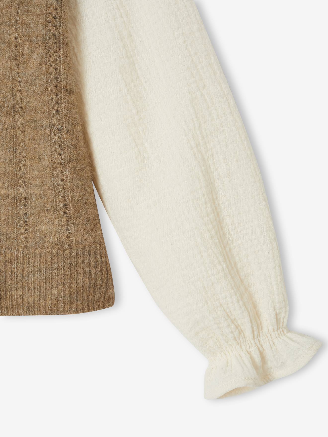 Thumbnail - Mädchen 2-in-1-Pullover