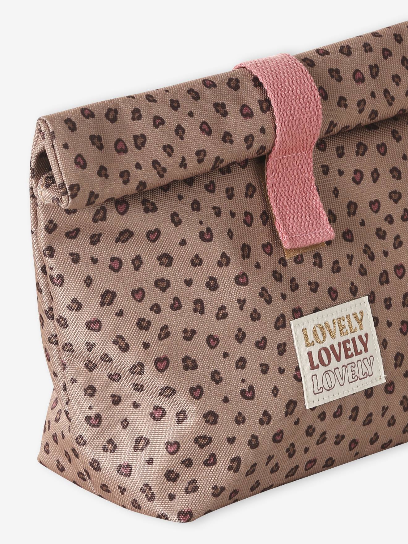 Thumbnail - Mädchen Lunchbox-Beutel mit Leoprint