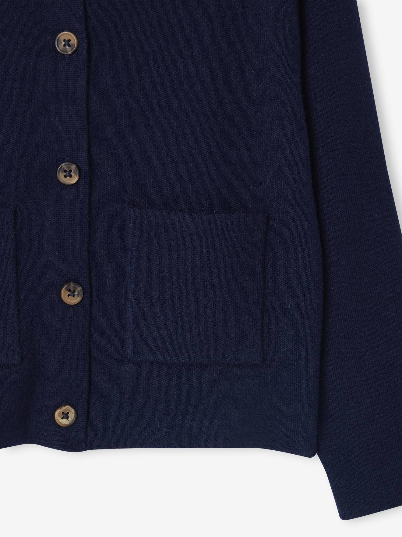 Thumbnail - Mädchen Cardigan mit Glitzer-Kragen