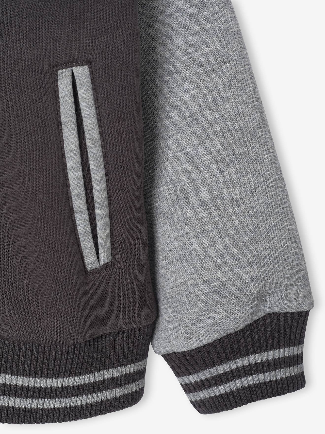 Thumbnail - College-Sweatjacke mit Aufnäher Jungen