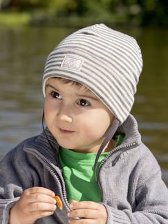 Maedchenkleidung-Kinder Beanie SCHLUPPER gestreift PICKAPOOH