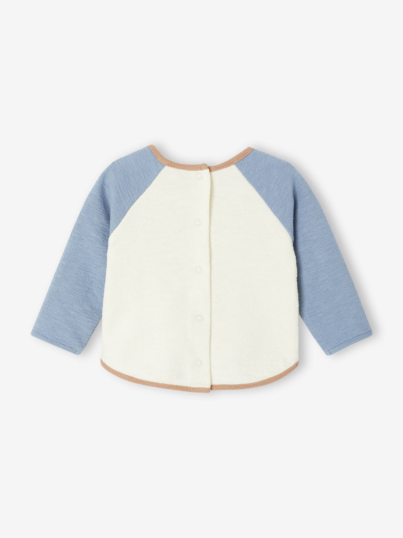 Thumbnail - Baby Shirt im Colorblock-Style