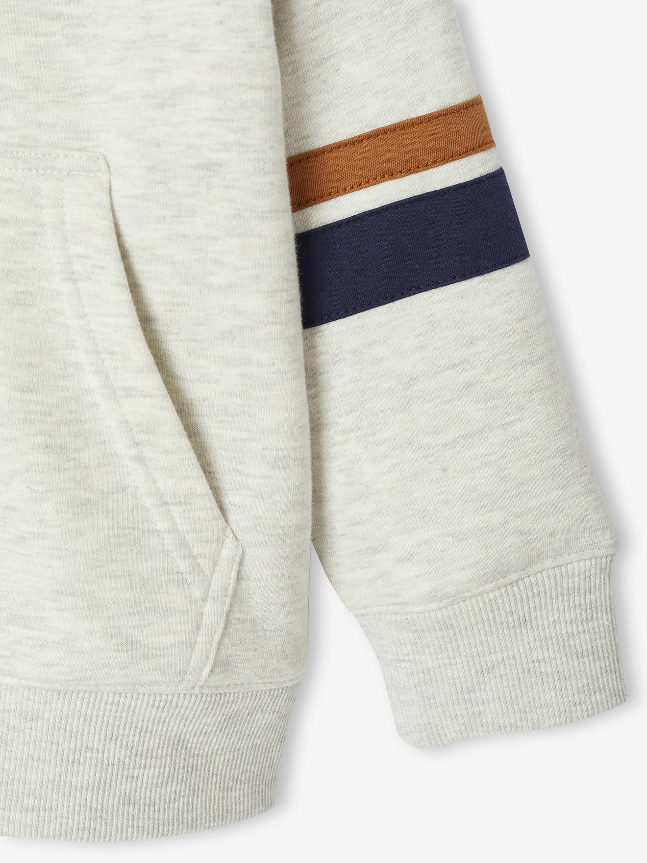 Thumbnail - Jungen Kapuzensweatjacke mit Teddyfleece-Futter