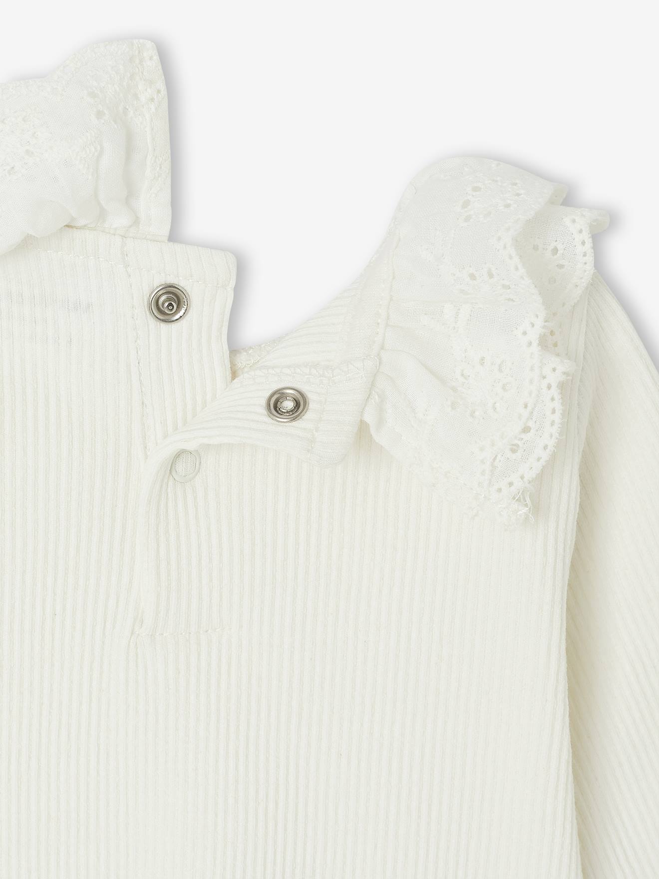 Thumbnail - Baby Shirt Kragen mit Stickerei