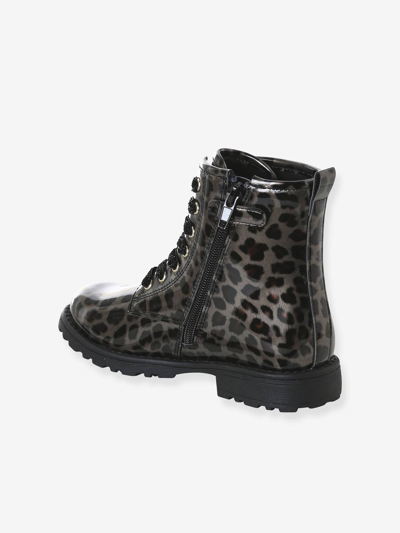 Thumbnail - Mädchen Schnürboots mit Reißverschluss