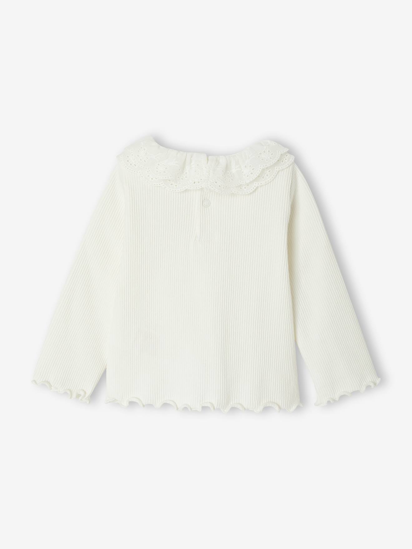 Thumbnail - Baby Shirt Kragen mit Stickerei