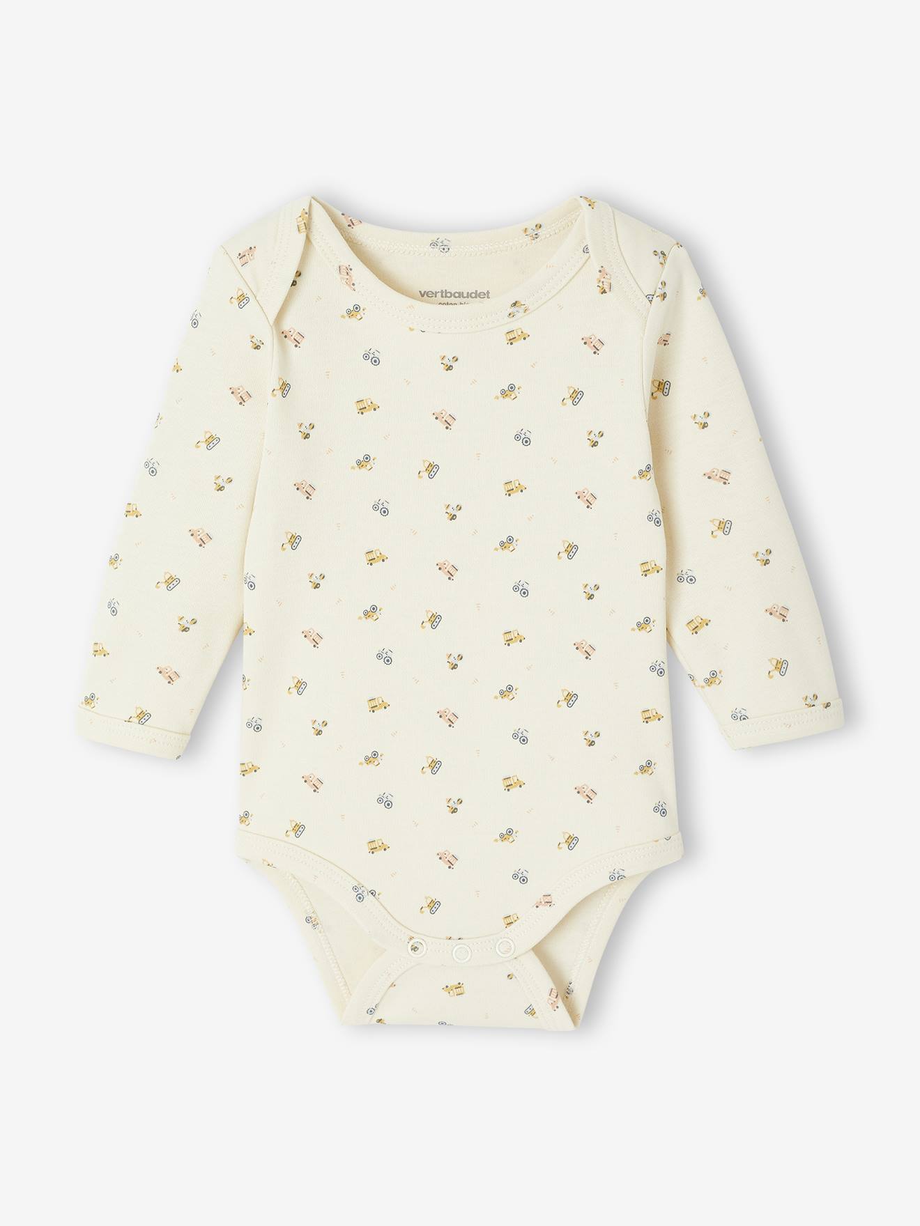 Thumbnail - Bio-Kollektion: 3er-Pack Baby Bodys in Schlupfform