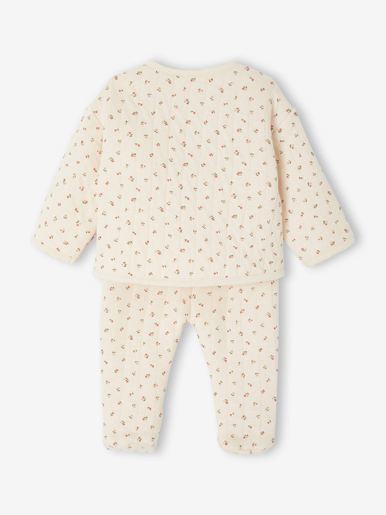 Thumbnail - Bio-Kollektion: Baby-Set aus Steppjacke & Hose mit Fuß