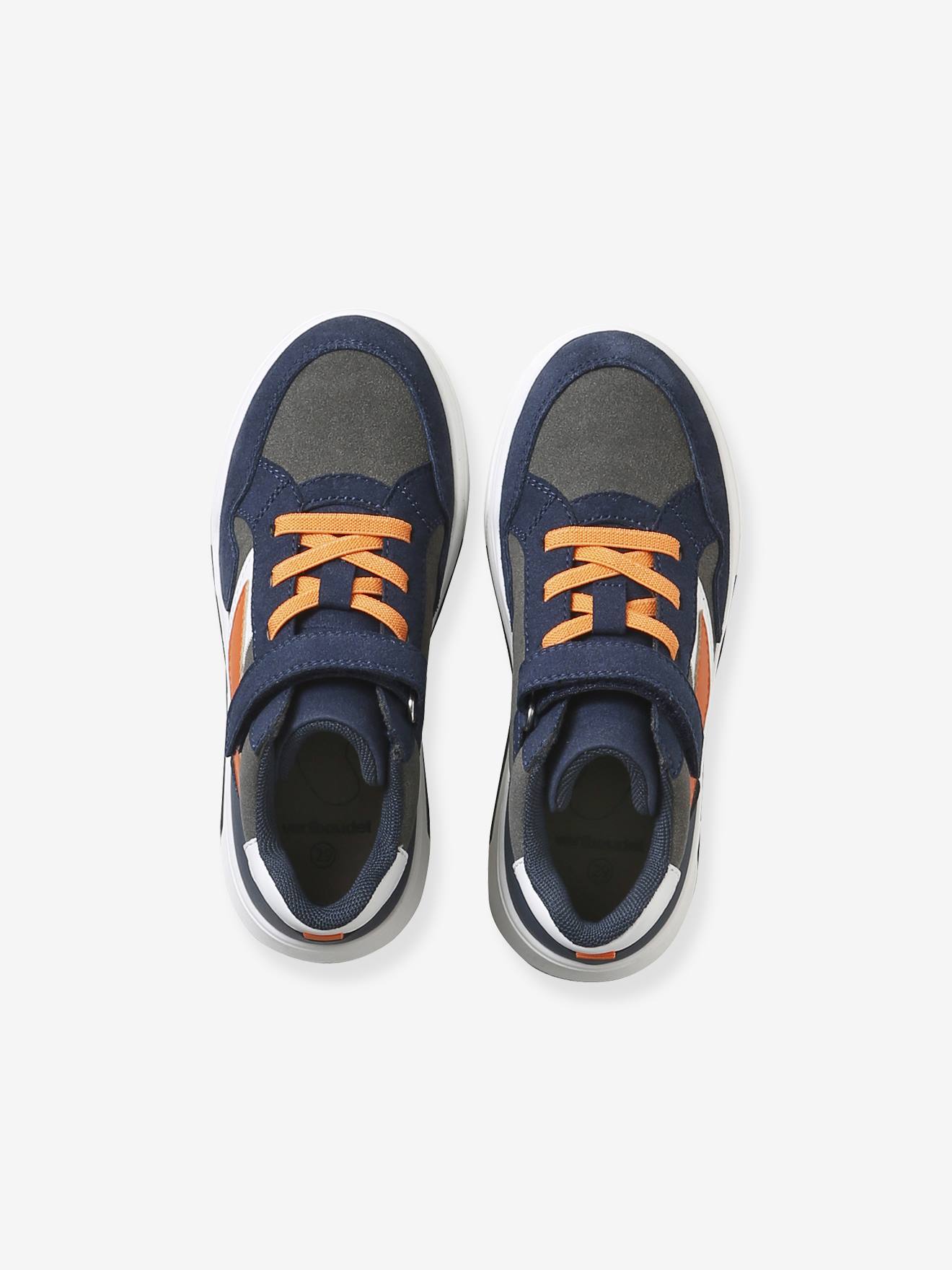 Thumbnail - Hohe Sneakers mit Klettverschluss und elastischen Schnürsenkeln für Kinder set