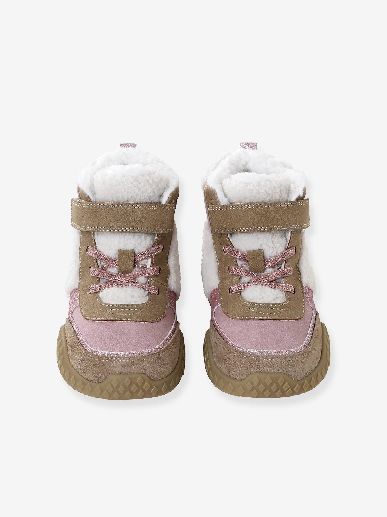 Thumbnail - Gefütterte hohe Sneakers mit Herz und Glitzerdetails für Mädchen set