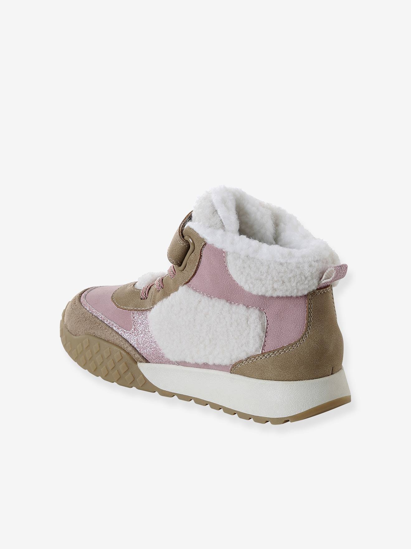 Thumbnail - Gefütterte hohe Sneakers mit Herz und Glitzerdetails für Mädchen set