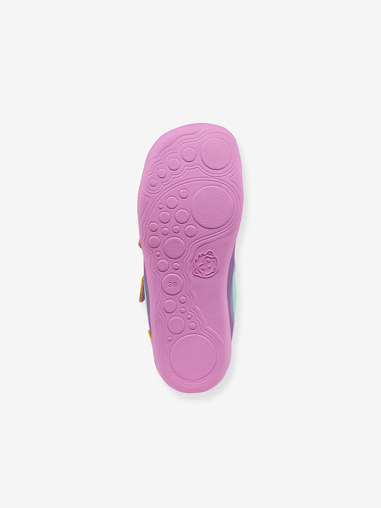 Thumbnail - Vegane Kinder Barfußschuhe aus Baumwolle Lucky Affenzahn lavandel