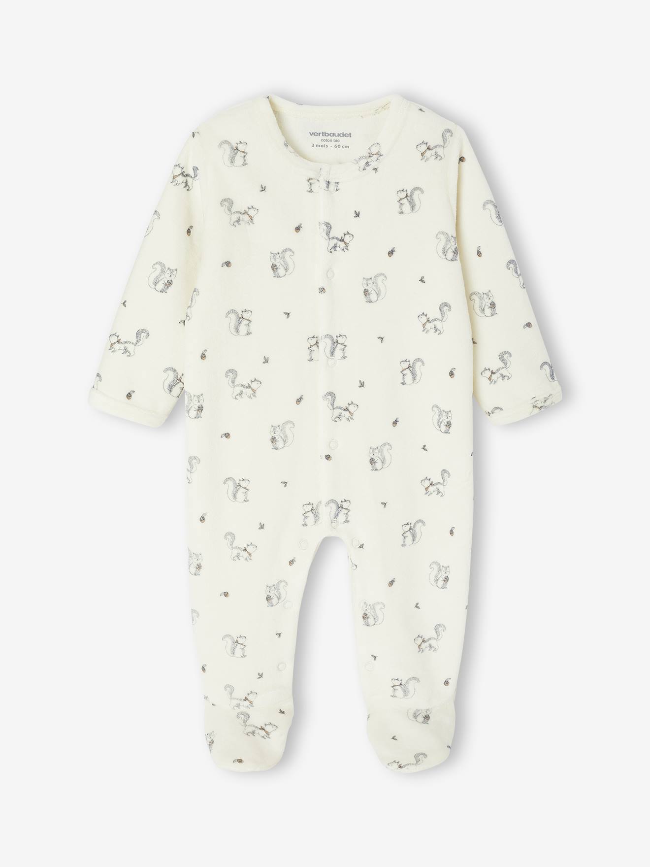 Thumbnail - Bio-Kollektion: 2er-Pack Baby Strampler aus Samt
