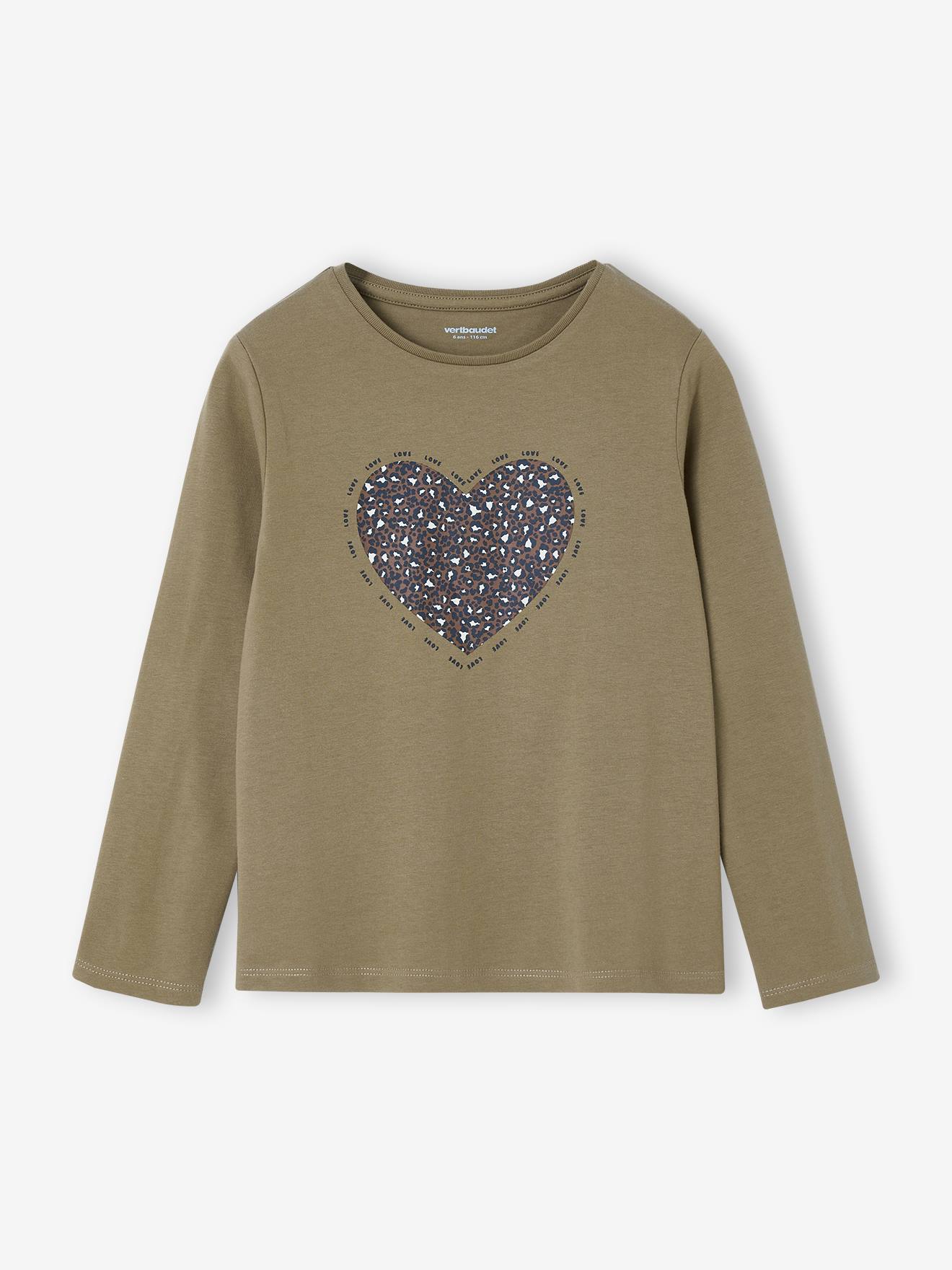 Mädchen Langarmshirt mit Paillettenmotiv