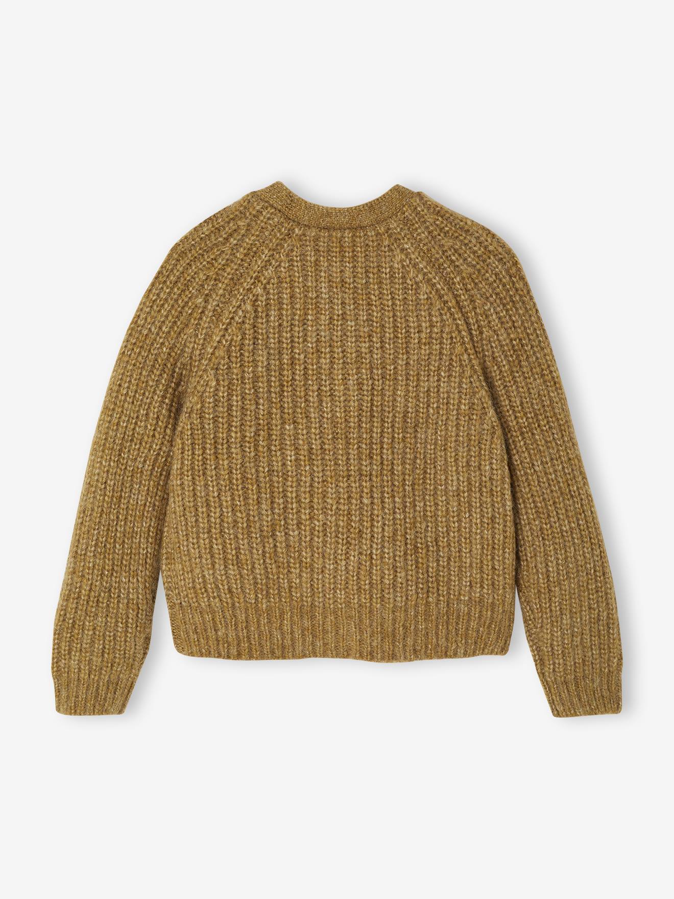Thumbnail - Mädchen Strickjacke mit Knopfverschluss