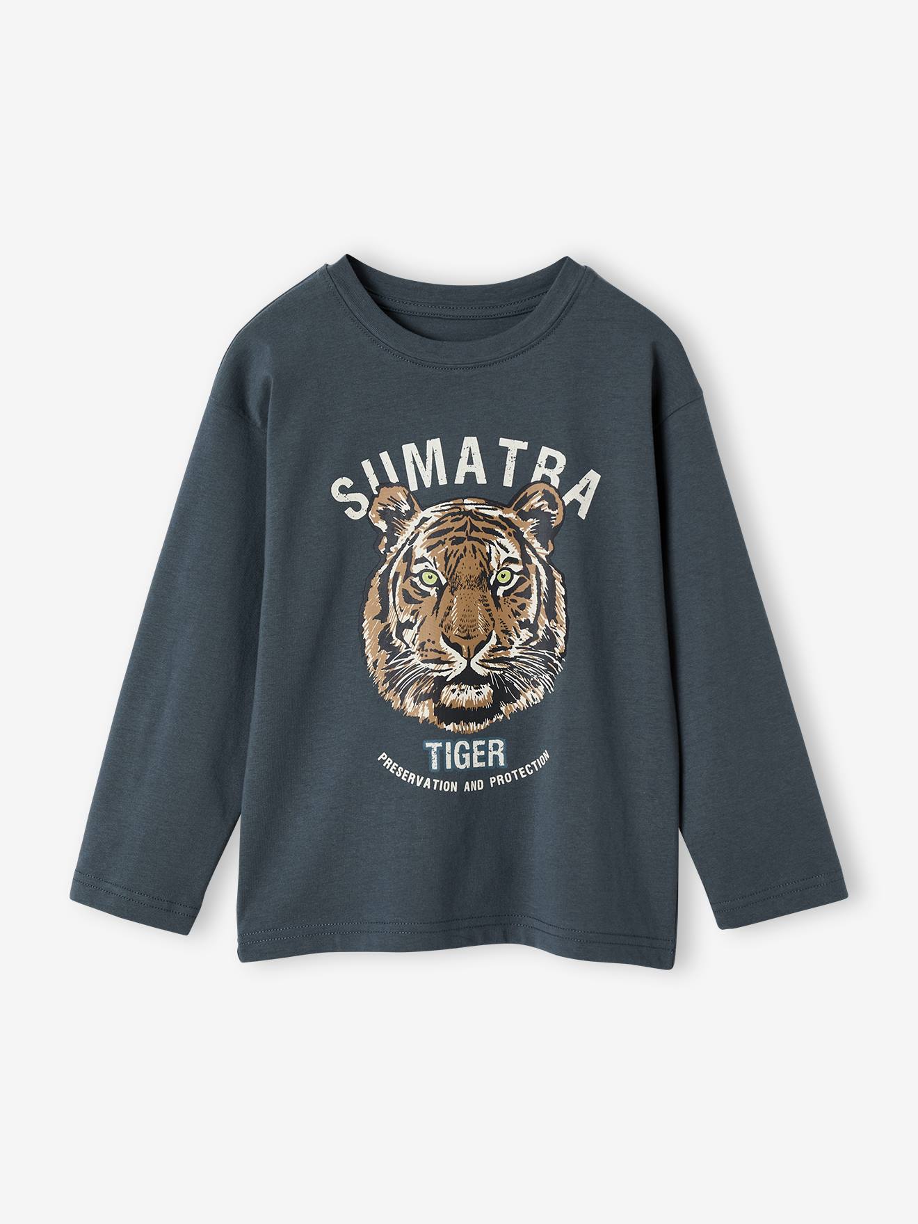Jungen Langarmshirt mit Recycling-Baumwolle