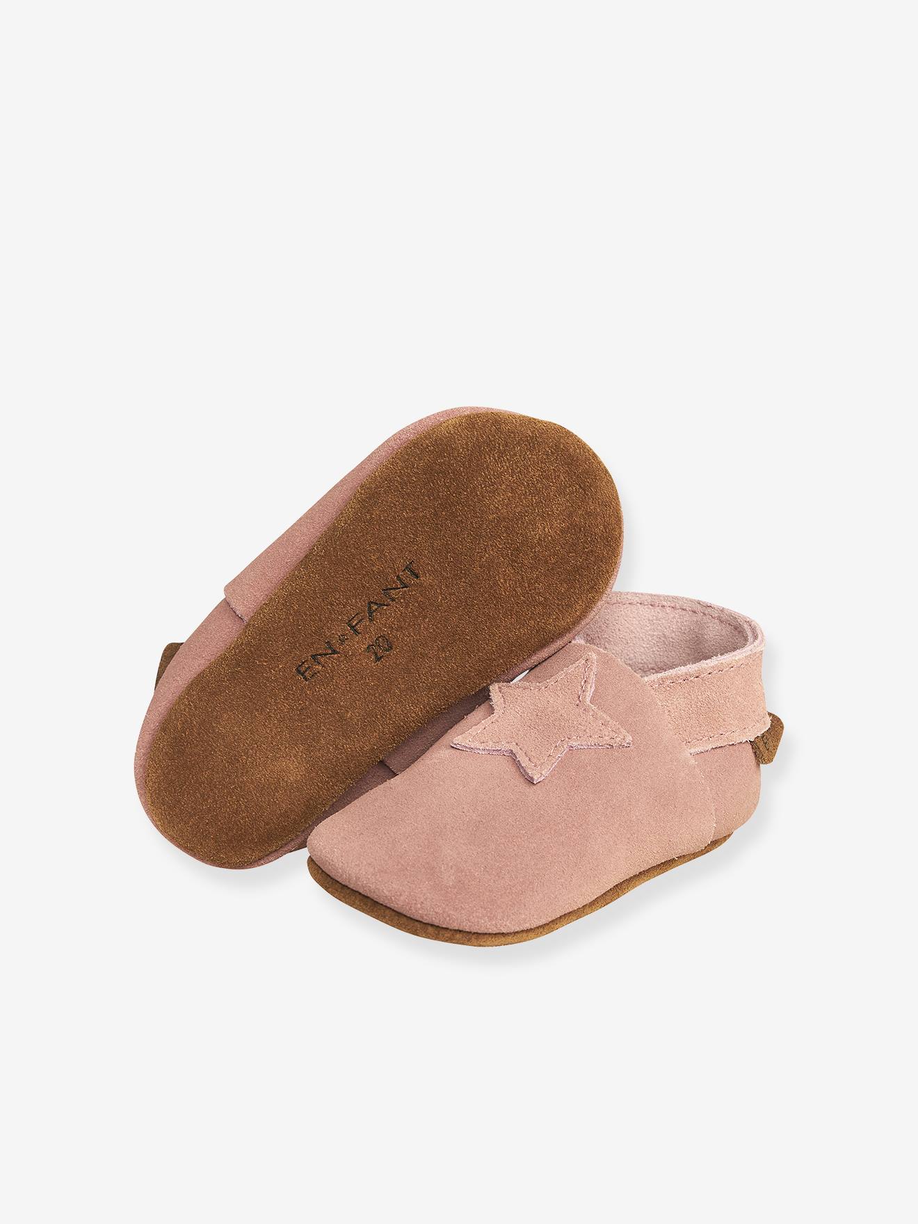 Thumbnail - Baby Krabbelschuhe aus Veloursleder En Fant
