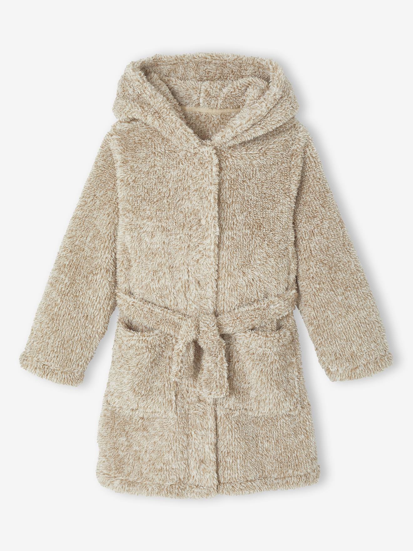 Thumbnail - Jungen Bademantel mit Bärenkapuze