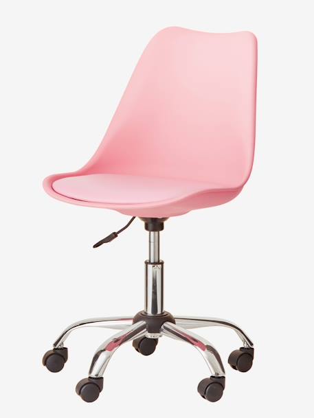 Moderner Schreibtischstuhl - grau+himbeere+rosa+weiß - 11