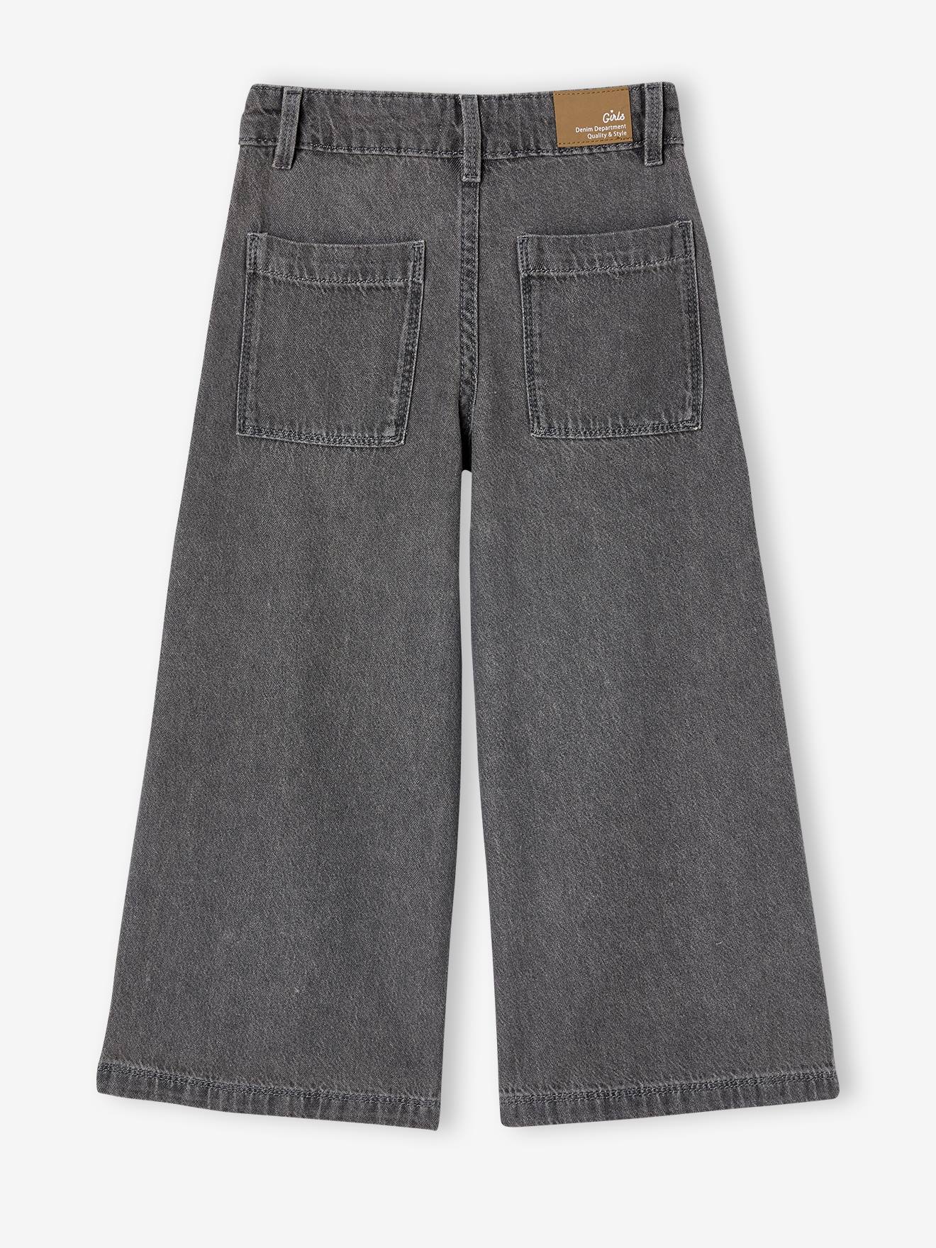 Thumbnail - Weite Mädchen Jeans mit Bundfalten