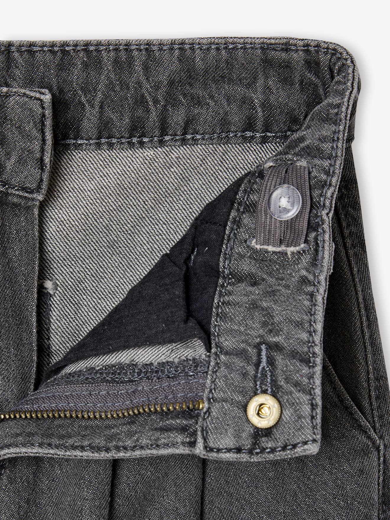 Thumbnail - Weite Mädchen Jeans mit Bundfalten