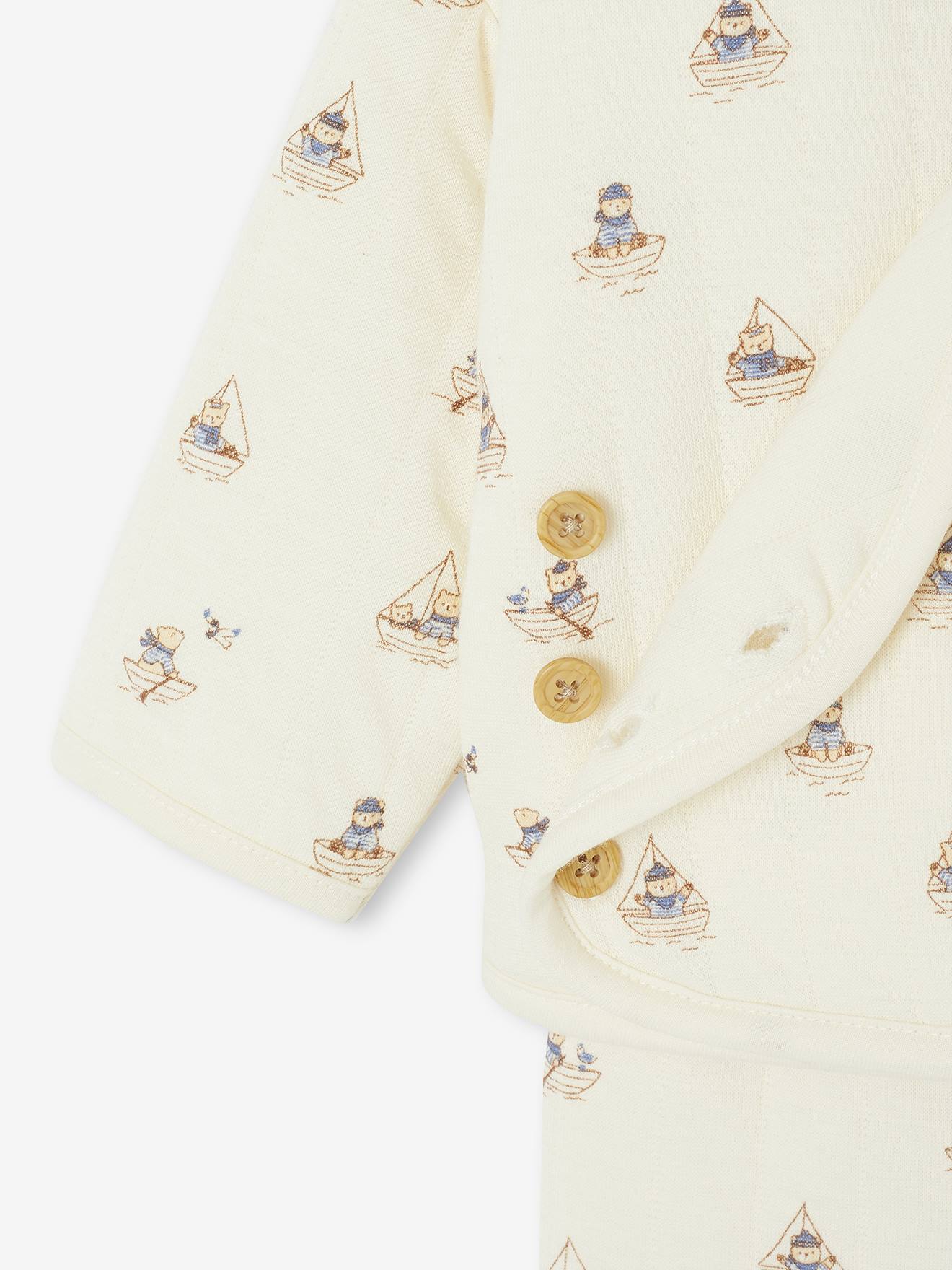 Thumbnail - Bio-Kollektion: Baby-Set aus Steppjacke & Hose mit Fuß