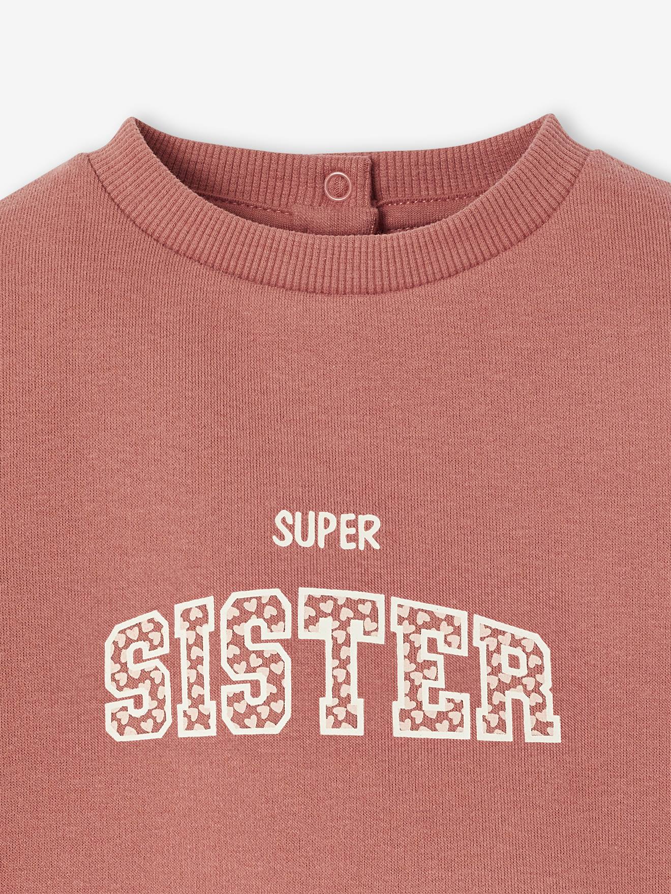 Thumbnail - Baby Sweatshirt BASIC mit Message-Print & Recycling-Polyester