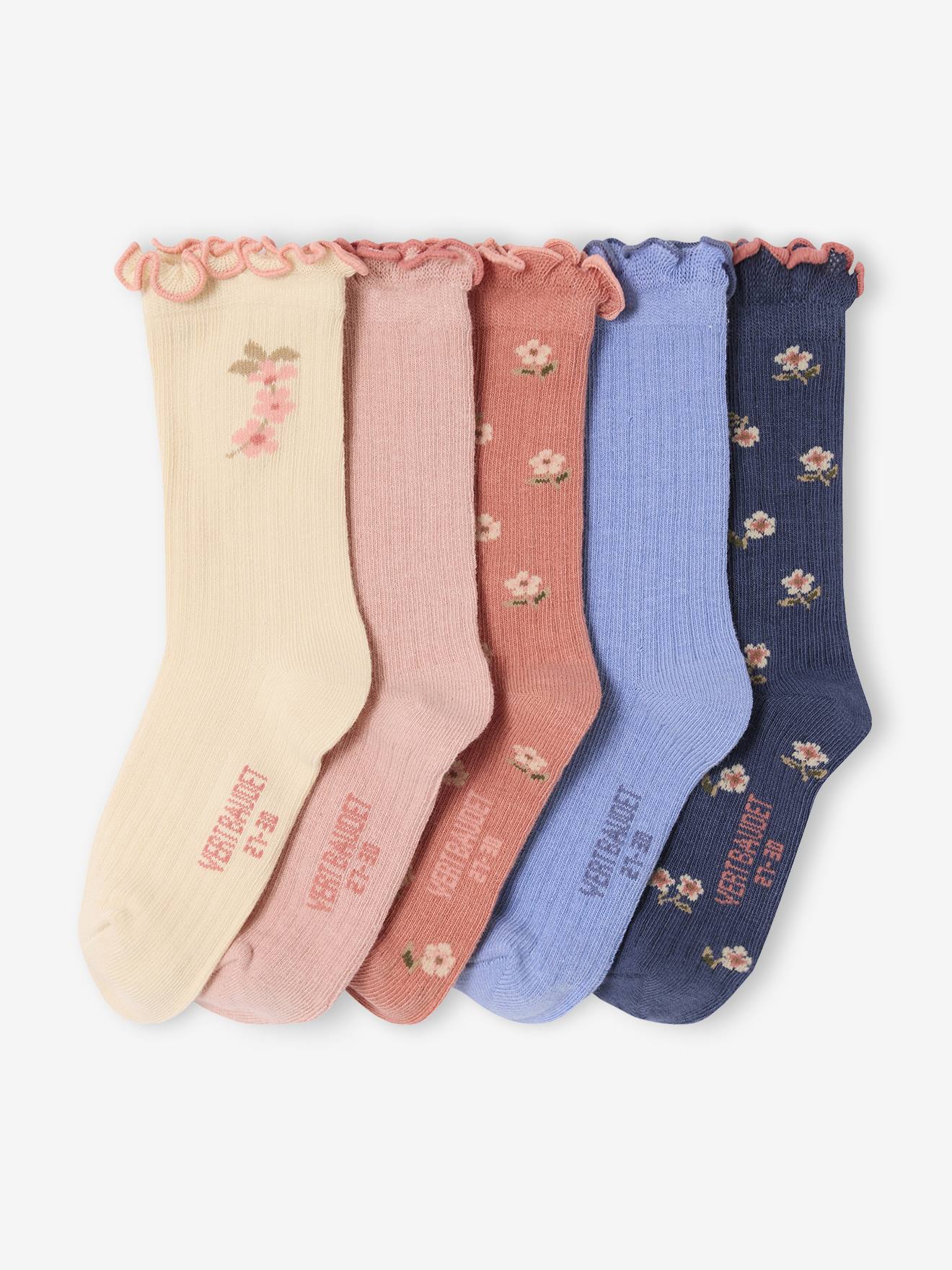 5er-Pack Socken BLÜMCHEN
