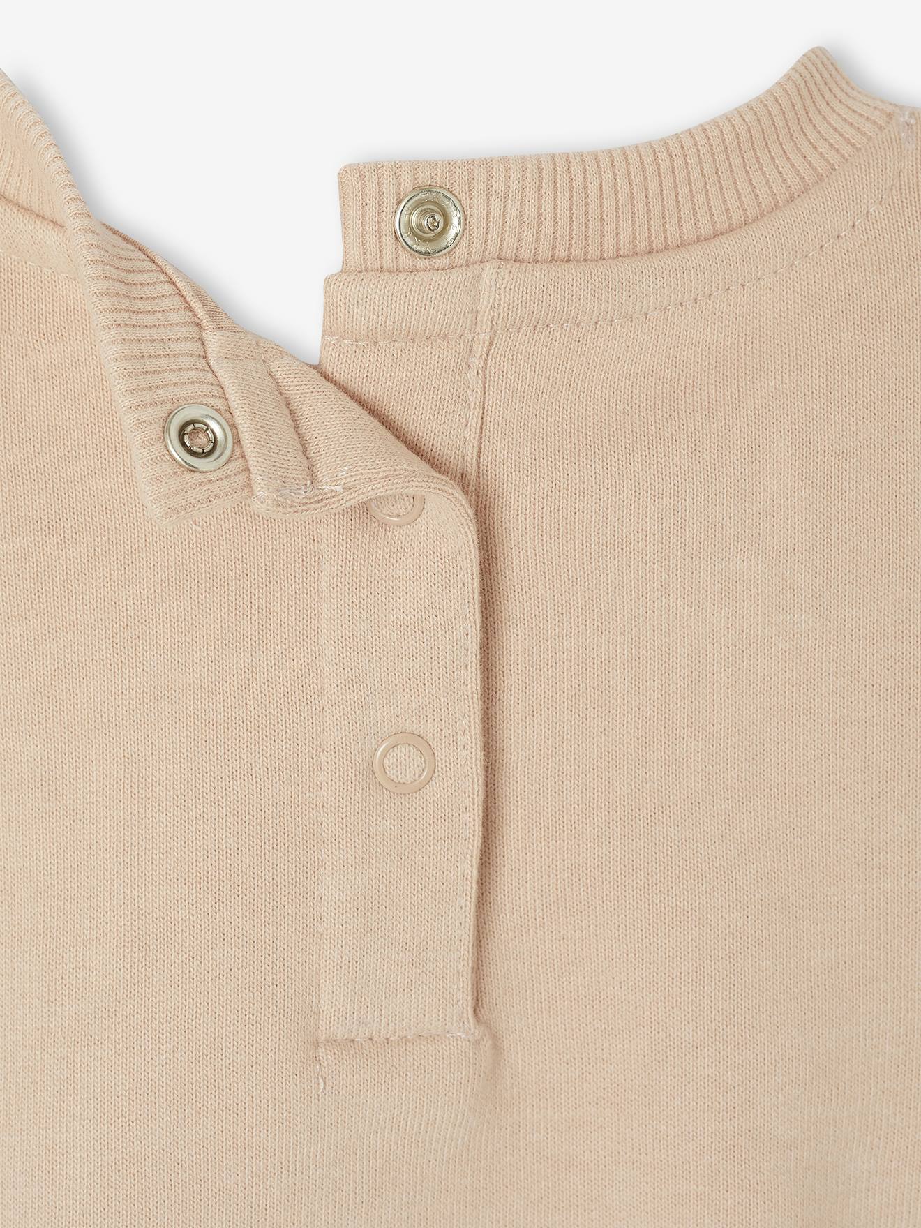 Thumbnail - Baby Sweatshirt mit Ftee-Herz und Recycling-Polyester pudrig