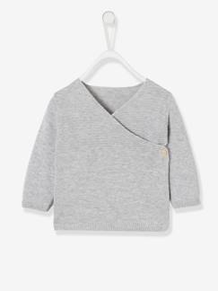 Babymode-Bio-Kollektion: Strickjacke für Neugeborene