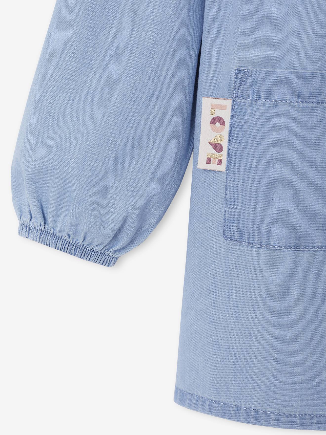 Thumbnail - Mädchen Malkittel aus Chambray