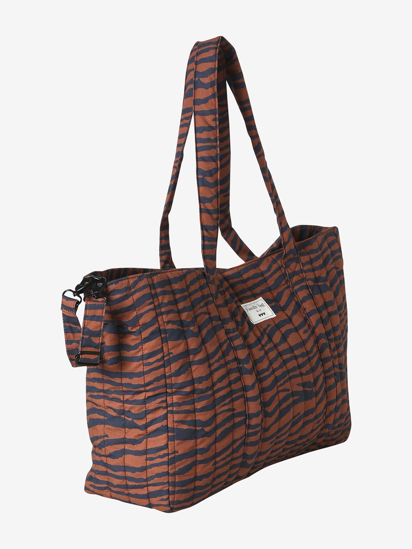 Thumbnail - Wickeltasche MERIDA aus Baumwoll-Popeline mahagoni