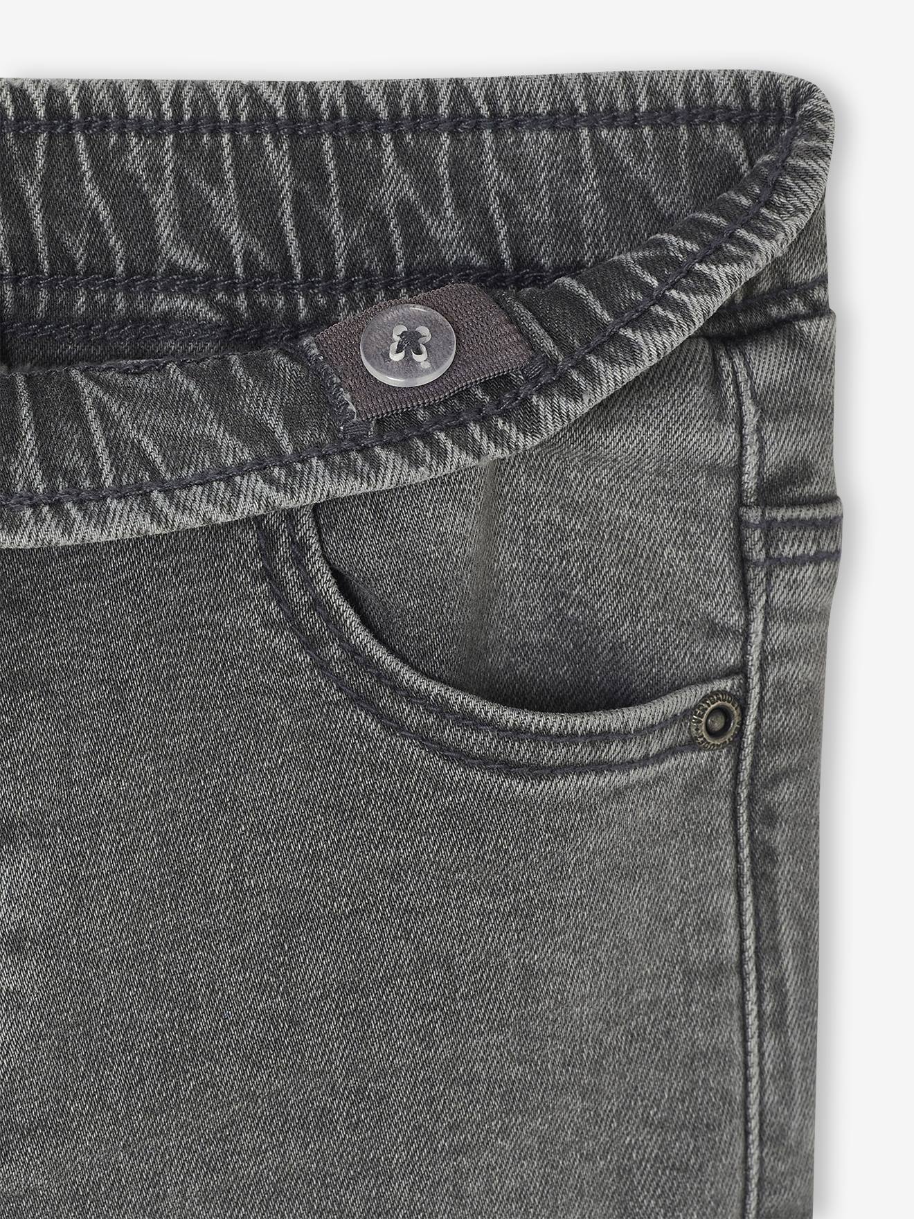 Thumbnail - 2er-Pack Jungen Slim-Jeans mit verstellbarem Dehnbund BASIC er denim