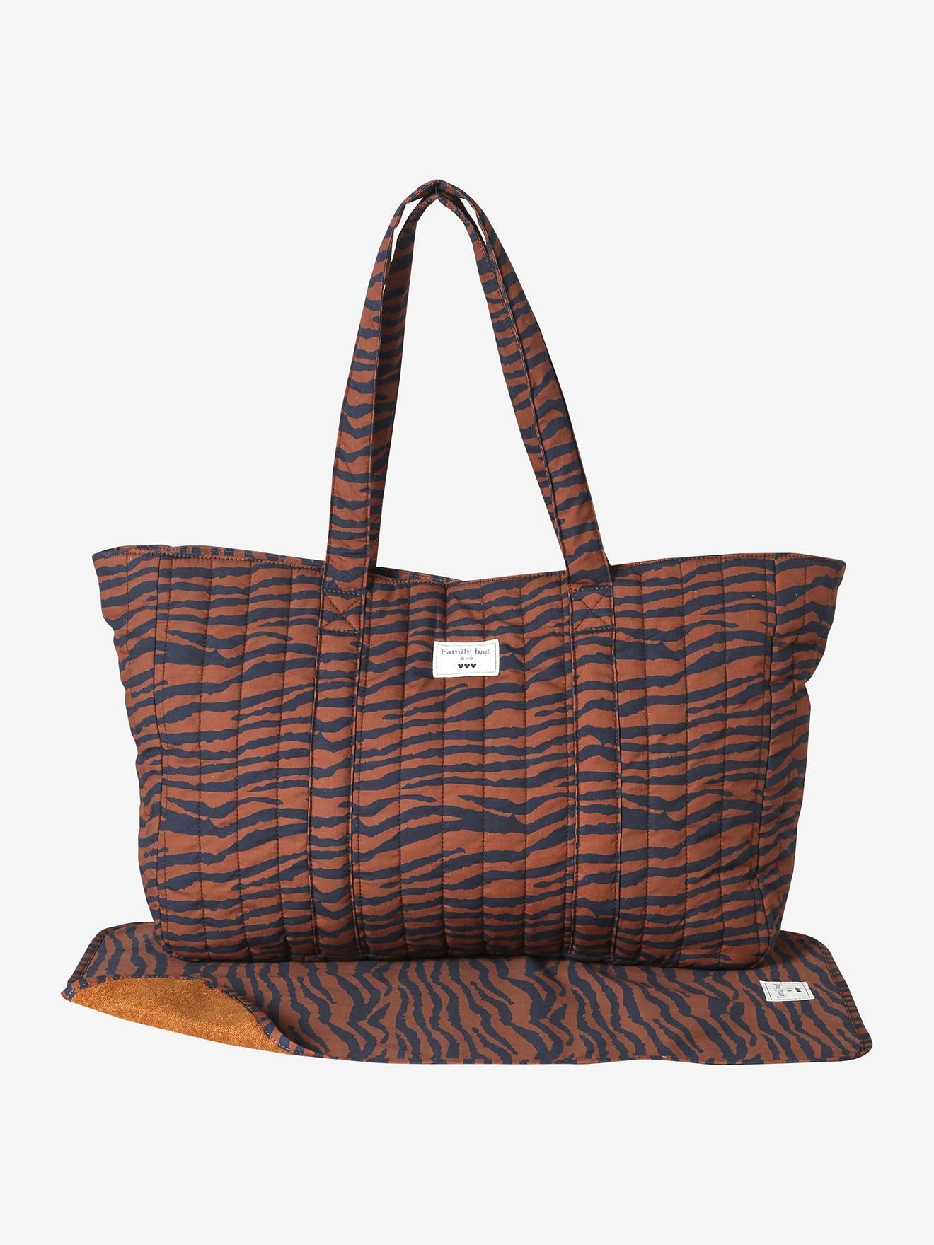 Thumbnail - Wickeltasche MERIDA aus Baumwoll-Popeline mahagoni